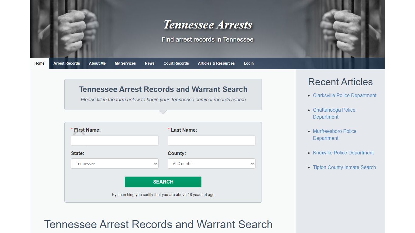 Tennessee Arrests